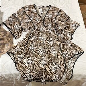 NWT Animal Print Midi Dress